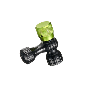 `A NEW ITEM - Inflator, lightweight type, 2 in 1 dual purpose, compatible w/ presta & schrader valves