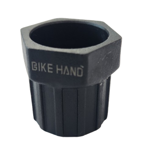 `A NEW ITEM - Freewheel remover, for use w/Shimano freewheel, expanded openning to Dia.19.8mm for cable clearance, black