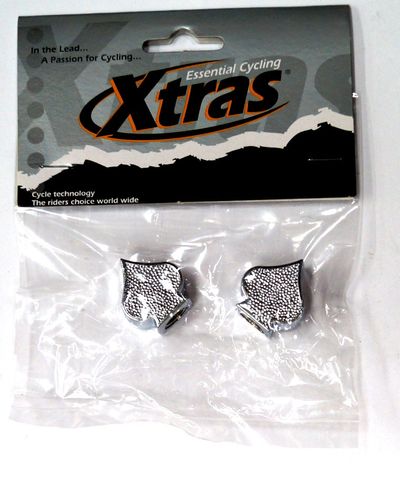 VALVE CAPS, SPADE SILVER, Sold in Pairs