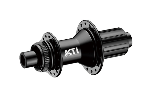A NEW ITEM - HUB "KT" Brand - REAR - GRAVEL - 12 x 142mm - Centerlock disc - 32H - Sealed Bearings - 8/11 Spd - Black - W/KT logo