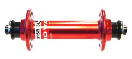 Hub, Novatec Front SuperLite Q/R RED  32H (RADIAL LACE ONLY)
