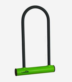 Lock , U lock 180 x 320mm, 12mm bar thickness,  Green receiver, LUMA No1 lock brand in Spain