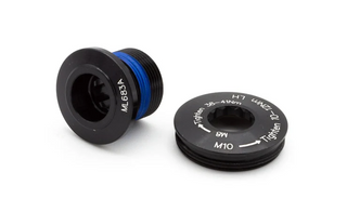 `A NEW ITEM - Bolt - Crank Bolt Alloy M18 w/Self-locking nut for FSA K-Force TeamEdition cranks Anod Black,QR-