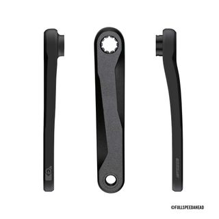 `A NEW ITEM - E-BIKE CRANKS - FSA Brose E-Bike Armset w/o CR 175mm ISIS SB Black w/side FSA logo w/o Bolts,CK-746/IS