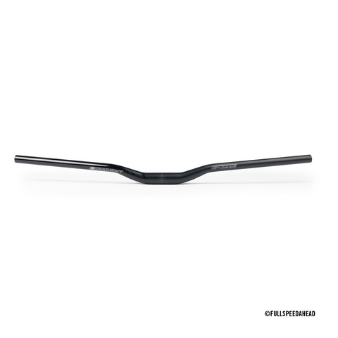 `A NEW ITEM - Handlebar - Gradient Alloy Riser HB SB Black 31.8 x 25 x 800mm