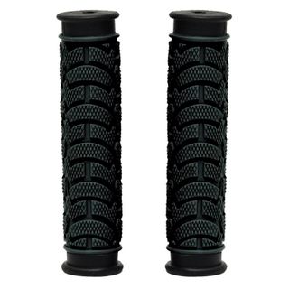 GRIPS - Dual Density MTB Grips, Closed End. 130mm BLACK   - Oxford Product