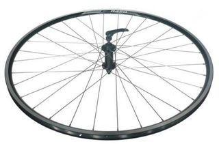WHEEL  29er/700c  Alex R-450 D/W Alloy Rim W/msw, Joytech Alloy Q/R Hub, Mach 1 Spokes, FRONT.  ALL BLACK   (Matching Rear 95299)