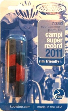 BRAKE PADS - KOOL STOP  SUPER RECORD INSERT TRIPLE  KSSRTR