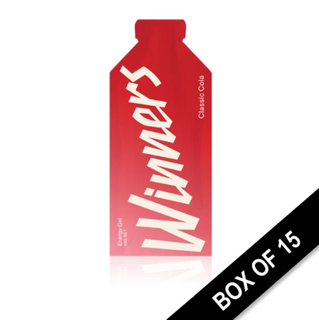 Winners Energy Gel, Classic Cola (Contains Caffeine) (Box of 15 Individual Gels)