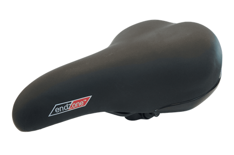 270 x 180mm Ladies Saddle - Emerald Top, Dual Density, Coils, Clamp Included, Velo Endzone VL323