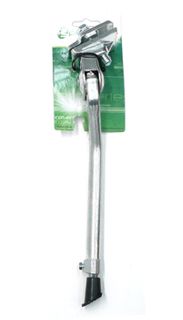 KICKSTAND  20-28 Adjustable, Centre Mount, Alloy SILVER, with extra long bolt