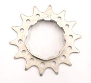 COG - For Cassette Hub, FLANGE CR-MO, 14T, 3/32, SILVER