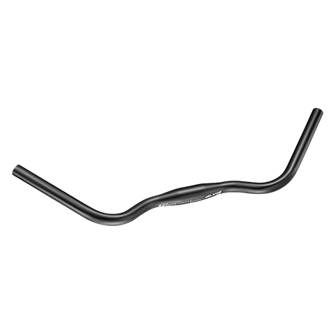 A NEW ITEM - Handlebar, MELANGE LOW, alloy, center dia 31.8mm, W: 630mm, R: 32mm, sweep 46 degree, matt black