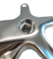 130mm BCD & 175mm Length - Right Crank Arm - Polished Silver Alloy