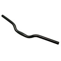 HANDLEBAR  25.4mm, 62cm Wide, 30mm Rise, Alloy  BLACK