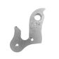 META CNC DERAILLEUR HANGER  - Model 12.1, Material 6061 T651 Aviation Aluminium, CNC Machined, Silver, analogue (PILO D627)