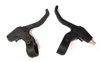 Brake levers, Resin with steel insert, BLACK (direct pull (v-Brake) 2 finger ), pair