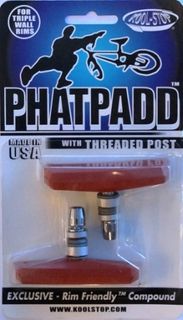 BRAKE PADS - KOOL STOP  PHAT PADD THREAD SALMON  KSPTSA