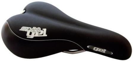 Saddle Black, MTB/Hybrid, Gel, Plush, Dual density base, 270 x 170mm