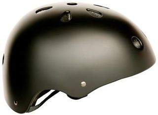 BMX HELMET  -  MATT BLACK, Australian Standards Approved - Size 55 to 58cm,  SMALL / MEDIUM