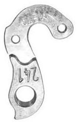 META CNC DERAILLEUR HANGER  - Model 241, Material 6061 T651 Aviation Aluminium, CNC Machined, Silver,  Corratec & Dolomiti various frames, 2006 Fuji Aloha 2.0 (PILO D372)