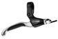 TEKTRO Brake lever for e-bike , 4 finger blade w/kraton rubber grip for V-brake and rapid fire shifters.silver lever, EL550-RS - Sensor cable length 500mm (Connector/Plug NOT included) PAIR