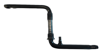 152mm - One Piece Crank With Pivot - Steel, Black