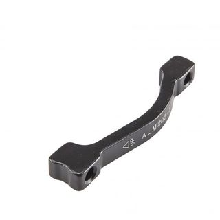 Adaptor post mount, Front Mod.A-12 compatible from Post Mount fork 180mm to 203mm rotor, with mount bolts, Quality Tektro part