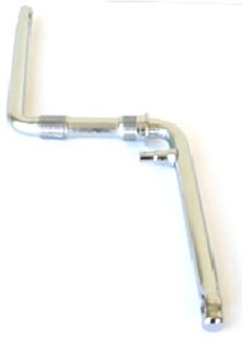 One Piece Crank, 170mm, with Pivot, Cold Forged C.P SILVER