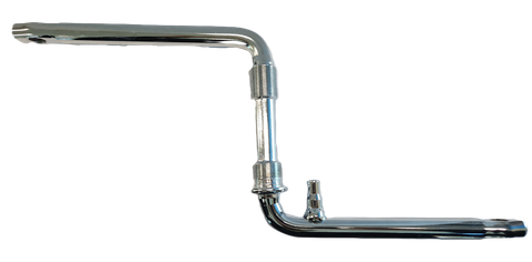 170mm - One Piece Crank With Pivot - For MTB, Cold Forged Chrome Plating, Silver