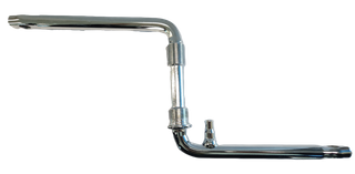 170mm - One Piece Crank With Pivot - For MTB, Cold Forged Chrome Plating, Silver