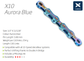 CHAIN - 10 Speed - KMC X10 - 116L - AURORA (Limited Edition) - X-Series - w/Connect Link
