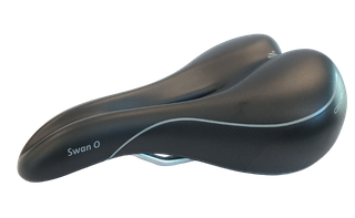 255 x 175mm Ladies Saddle, MTB - Butterfly-Shape Gel, Cut-out, 375g, Velo Senso Swan O VL4290