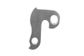 META CNC DERAILLEUR HANGER  - Model 107, Material 6061 T651 Aviation Aluminium, CNC Machined, Silver, MARIN, IRONHORSE, SCHWINN, KONA, KTM, WHEELER, CERVELO (PILO D65)