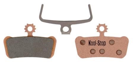 BRAKE DISC PADS - KOOLSTOP AVID-SRAM, XO TRAIL, GUIDE RSC/RS/R, ELIXIR "Sintered - Copper Plated Rear"   KSD293S