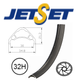 RIM 26" x 30mm - JETSET AE-30 - 32H - (559 x 30) - Presta Valve - Disc Brake - D/W - Tubeless Ready - BLACK - (661g) Quality Jetset rim made in Taiwan(ERD 531)