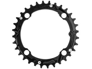 CHAINRING - MTB "STRONGLIGHT", 32T, 7075 CNC Black - 9 Speed - 104mm BCD, 4 Hole