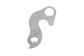 META CNC DERAILLEUR HANGER  - Model 16, Material 6061 T651 Aviation Aluminium, CNC Machined, Silver, SPECIALIZED (PILO D38)