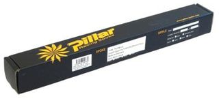 SPOKES - Pillar Double Butted Spokes, 264mm, BLACK (Box of 72) - 14G J Hook & Thread, 15g Middle, J Hook, Stainless Steel, 14 Gauge CP Brass Nipples, PD1415