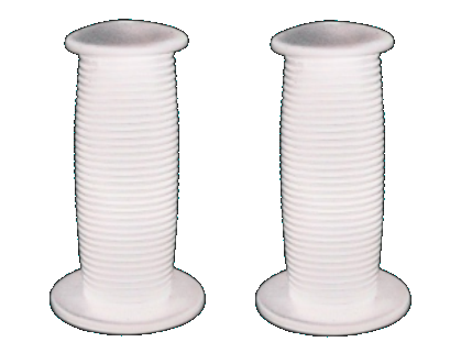 GRIPS  Mushroom , Tricycle, 65mm length, 19mm hole, WHITE