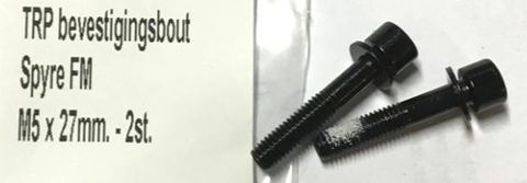 Mounting Bolt   TRP Spyre / HYRD Flat Mount M5 x 27mm Mounting Bolt, ( Bag of 2 )