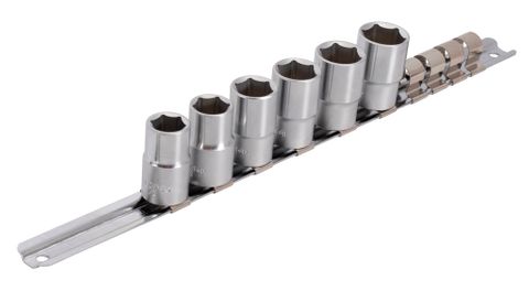 Unior Socket set 1/2" on rail ( 14, 15, 16, 17, 18, 19mm ) 629700 Professional Bicycle Tool, quality guaranteed