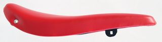 SADDLE  Banana, 430mm x 130mm, for High Riser with Mounts for Sissy Bar, RED