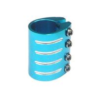 "Special Pricing"    Quad clamp w/4 bolts 31.8 blue