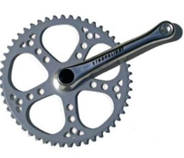 CRANKSET - Pedalier 55S, 170mm, 46T, 3/32,  SILVER 114021