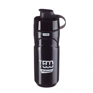 WATER BOTTLE  "convertable THERMAL Bottle 500/650ml" high tech",  Screw-On Cap,  - Quality Polisport product   BLACK/GREY