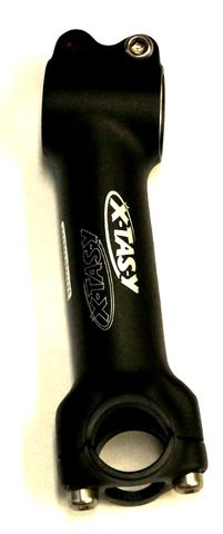 Ahead Stem  --  120mm Ext, 10 Degree, 28.6mm Dia., 25.4mm BB, Black with white xtasy logo