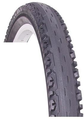 TYRE  26 x 1.95 SMOOTH TREAD with Knobby sides,  Quality Vee Rubber Tyre (50-559)
