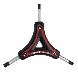 Unior Three size Hex Key 4 x 5 x 6mm 624909 Professional Bicycle tool, quality guaranteed
