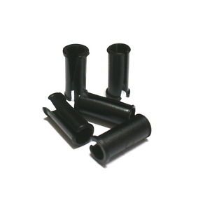 Housing Hose Guide/clips for Frame Loops, black, 5.8mm x 18.8mm, (5 pcs bag)